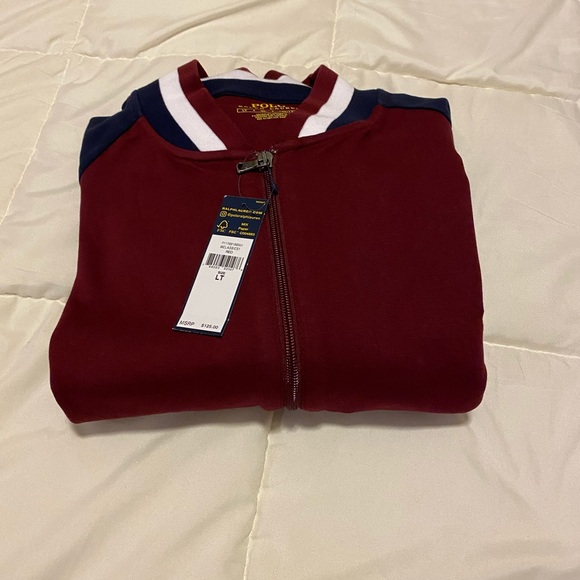Ralph Lauren Polo Baseball Track Jacket Large LT - Picture 5 of 5